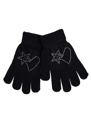 Yoclub Kids's Gloves RED-0216G-A150-002 Navy Blue