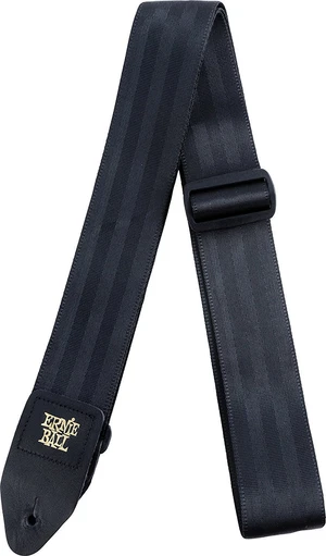 Ernie Ball 4139 2'' Seatbelt Webbing Gitarový pás Black