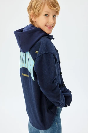 Koton Navy Blue Boy Jacket