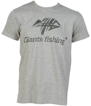 Giants fishing tričko pánské šedé camo logo - l