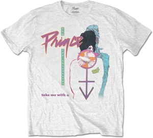 Prince T-shirt Take Me With U Unisex White L