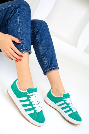 Soho Green-White Unisex Sneakers 19000