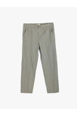 Koton Chino School Trousers Slim Fit with Pocket Detail