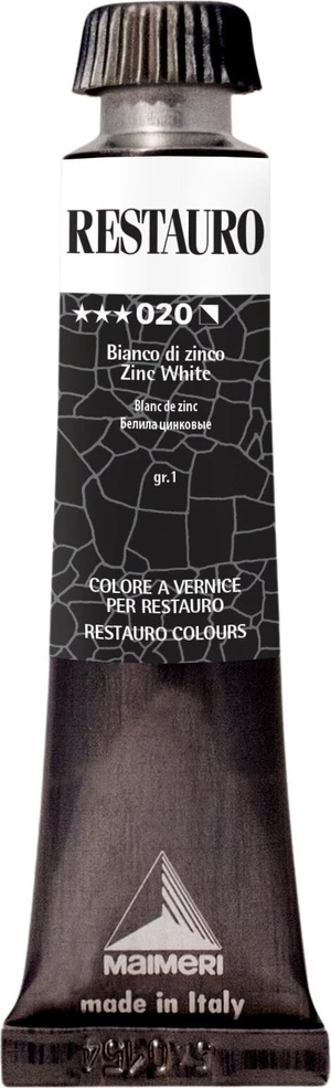 Maimeri Varnish Restauro Peinture de restauration Zinc White 020 20 ml 1 pc