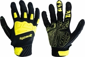 Meatfly Irvin Bike Gloves Black/Safety Yellow XL Cyclo Handschuhe