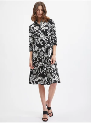 Orsay Black Women Floral Dress - Women