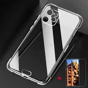 Protective Glass Cover For Blackview BV8900 Case Bumper TPU Transparent Phone Case For Funda Blackview BV8900 Screen Protector