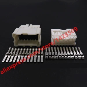 5 Sets 12 Pin 2.2 Series Car Cable Unsealed Socket 1674122-1 6098-6980 Auto Window Lifting Wire Connector 1674119-1 6098-6954