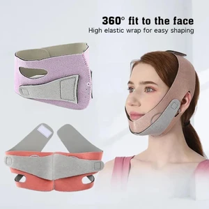 Face Lifting Slimming Belt Chin Cheek Lift Up Breathable Sleep Bandage Massage Graphene V Shape Tools Facial Sleeping Beaut E2D1