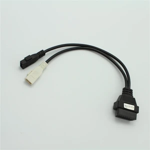 Acheheng Cables For Audi 2x2 OBD OBD2 2P+2P to 16Pin Connector Adapter For Audi 2P+2P to 16Pin Transfer Connector