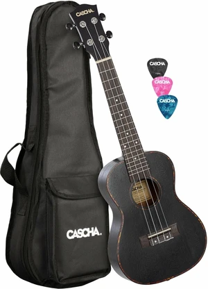 Cascha HH 2300L Ukelele de concierto Black