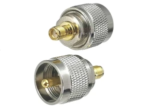 1pcs Connector Adapter SMA Female Jack to UHF PL259 Male Plug RF Coaxial Converter Straight New