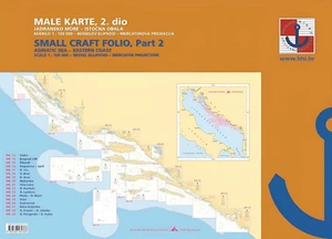 HHI Male Karte Jadransko More/Small Craft Folio Adriatic Sea Eastern Coast Part 2 2022 Harta  navigatie