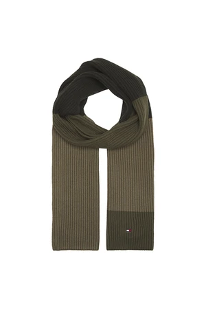 Tommy Hilfiger Šál - PIMA COTTON SCARF CB zelený