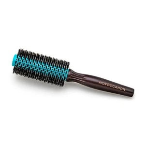 Moroccanoil Wooden Boar Bristle Round Brush 25 mm kefa na vlasy so štetinami z diviaka