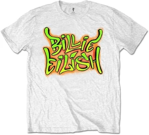 Billie Eilish Koszulka Graffiti Unisex White L