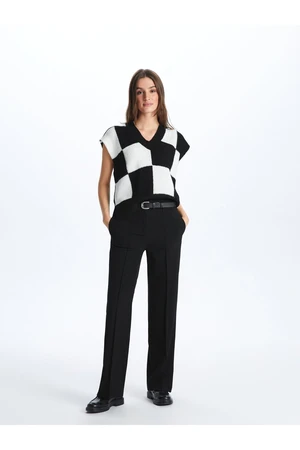 LC Waikiki Standard Fit Straight Wide Leg Women's Trousers