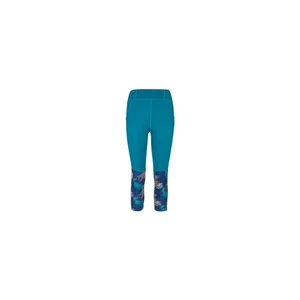 Women's 3/4 fitness leggings Kilpi SOLAS-W turquoise