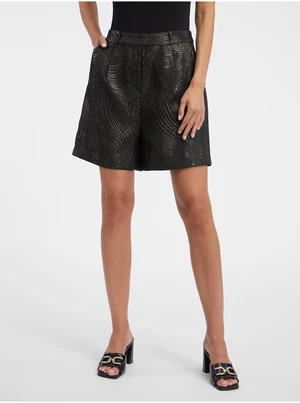 Orsay Black Women's Patterned Shorts - Women's