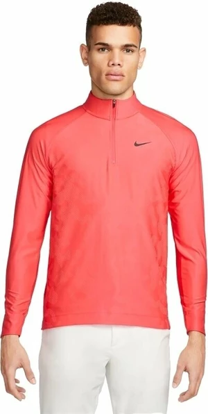 Nike Dri-Fit ADV Tour Mens 1/2-Zip Golf Top Ember Glove/White XL