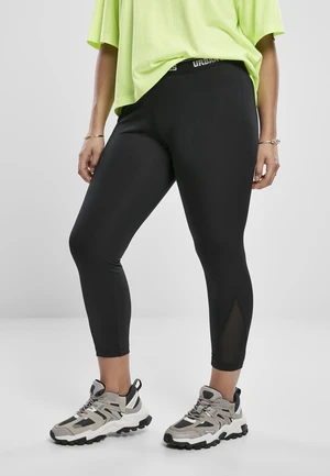 Women's Tech Mesh Pedal Pusher Leggings - Black