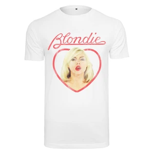 White T-shirt Blondie Heart of Glass