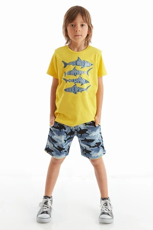 Mushi Sharks Boys Shorts Set