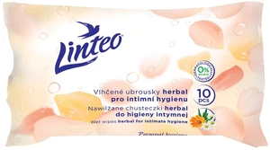 LINTEO Vlhčené ubrousky intimní Herbal 10 ks