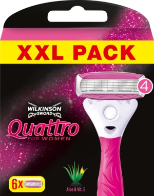 WILKINSON SWORD Quattro for Women Náhradní hlavice 6 ks