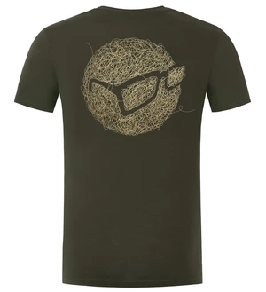 Korda tričko birdsnest tee dark olive - s