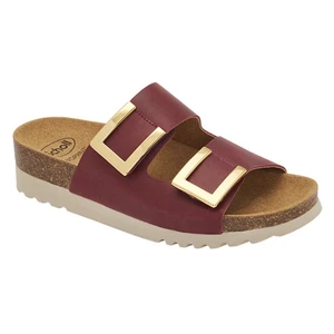 SCHOLL Monterey 2 straps dámské pantofle bordeaux, Velikost obuvi: 37