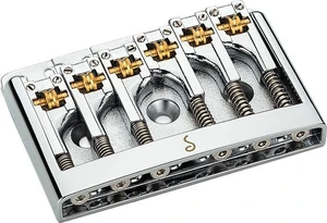 Schaller 3D-6 Chrome Chevalet de guitare