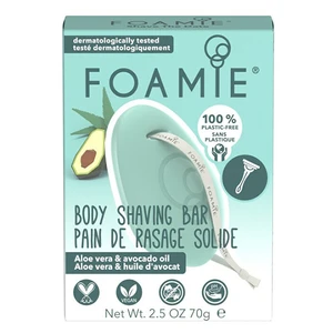 FOAMIE Tuhá pěna na holení Aloe You Very Much Body Shaving Bar 70 g