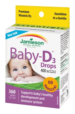 JAMIESON Baby-D3 Vitamín D3 400 IU kapky 11.7 ml