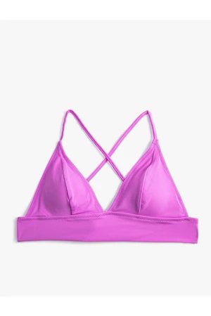 Koton Bikini Top Bralette Cross Strap Covered