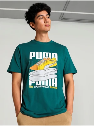 Green Men T-Shirt Puma Sneaker - Men