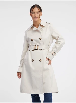 Orsay Creamy Ladies Trench Coat - Women