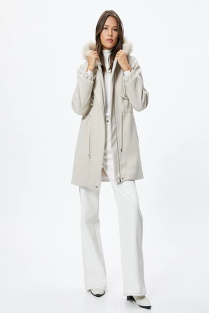 Koton Women's Stone Coat