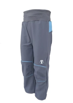 Softshell pants - tm. gray - blue