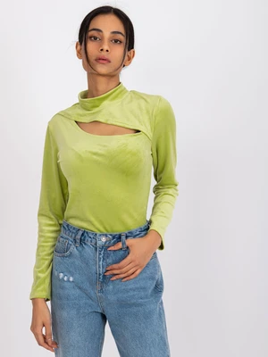 Blouse-DHJ-BZ-6561.09P-lime green