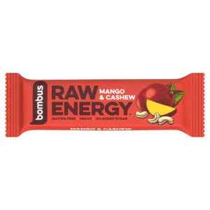 BOMBUS Energy mango & cashew tyčinka RAW 50 g