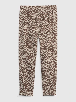 GAP Kids organic capri leggings leopard - Girls