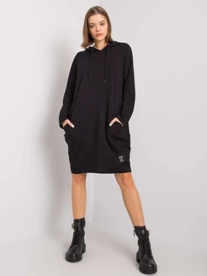 Black sweatshirt dress