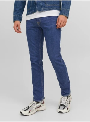 Blue Mens Slim Fit Jeans Jack & Jones Tim - Men