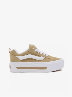 White and Beige Womens Sneakers VANS Knu Stack - Women