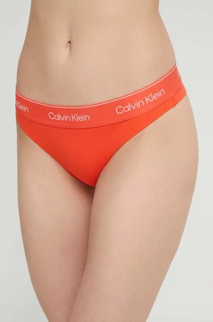 Brazílske nohavičky Calvin Klein Underwear červená farba