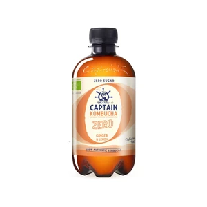 Captain kombucha zázvor a citron ZERO 400 ml BIO   THE GUTSY