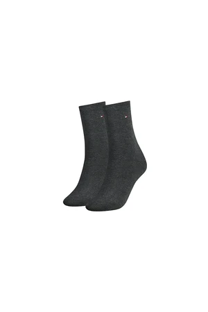 Tommy Hilfiger Socks - TH MEN QUARTER 2P ICONIC STRIPE black