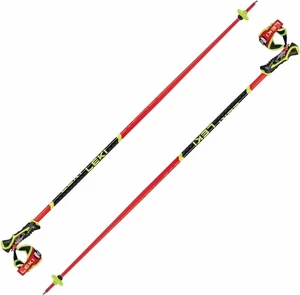 Leki WCR SL 3D Bright Red/Black/Neonyellow 130 cm Síbotok