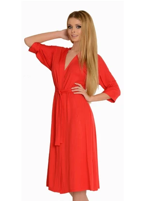 Bathrobe De Lafense 940, 942 Visa M-2XL women's red 024